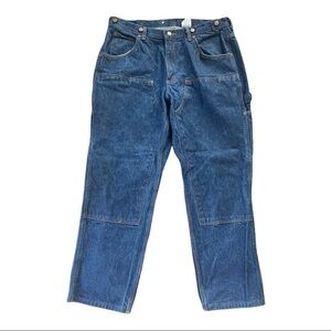 Key Mens Contractor Grade Double Front Denim Dungaree 38x30